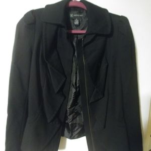 Sleek zip blazer